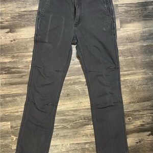 Men's 30x30 Carhartt Grey Straight Fit Rugged Flex Work Pants